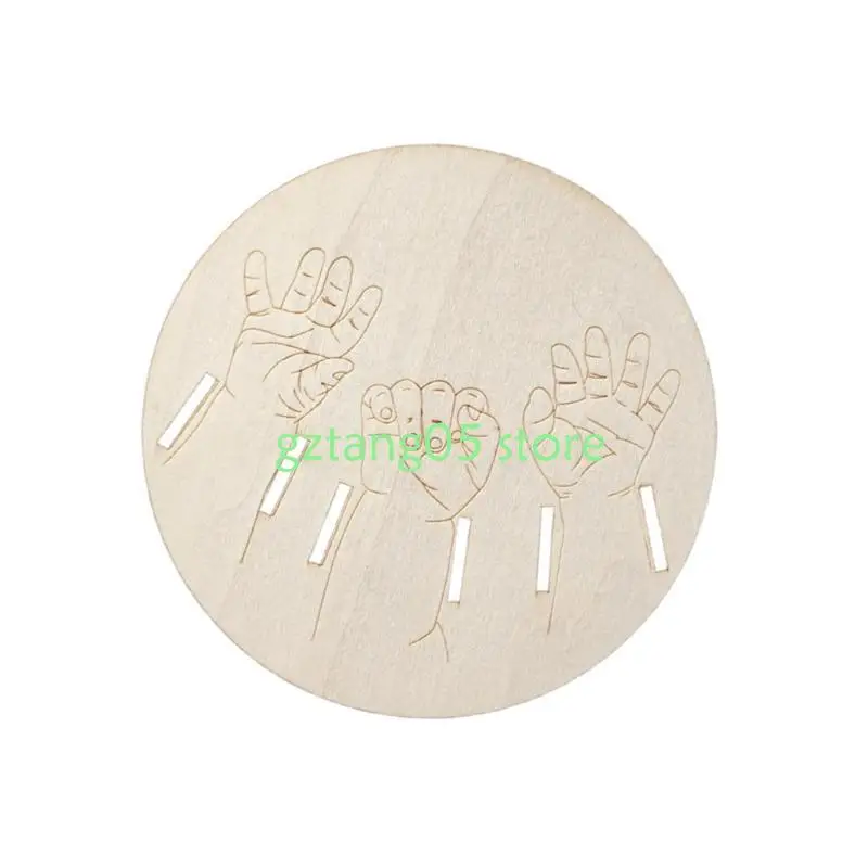 

57ee Элегантные новорожденные при рождении деревянные бляшки роды сувениры для детской или декора в гостиной