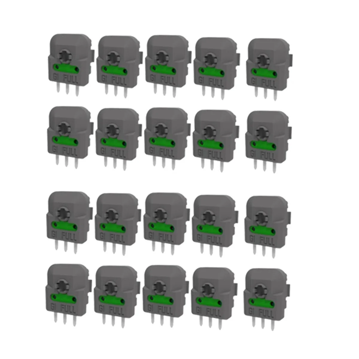 40PCS Hall Joystick Potentiometer Sensor Module Kit for Game Console Joystick Universal Axis Resistor Mini Switch