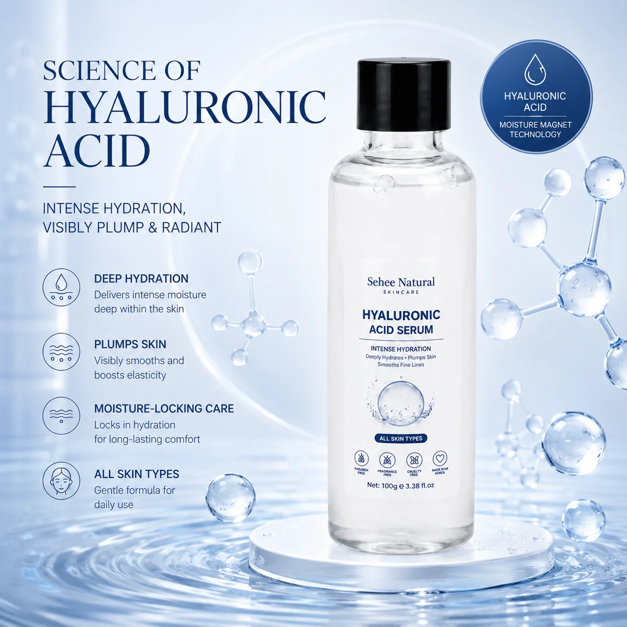 Pure Hyaluronic Acid Facial Se - Hyaluronic Acid Facial Serum 评论和价格