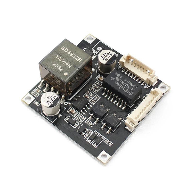 48V to 12V PoE Module board for Security CCTV Network IP Cameras Power Over Ethernet modules IEEE802.3af 12V1.5A output 15W