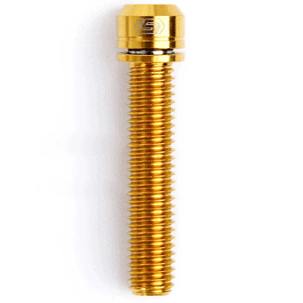 Multiple Color M5x10 12 14 16 18 25 30 35 40 mm GR5 Titanium Alloy T25 Torx Cup Head Screw Bolts With Washer For Bike