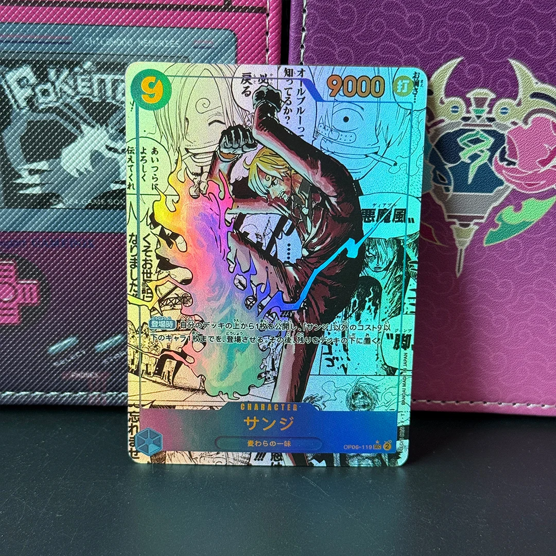 Bricolage Manga Art alternatif une pièce carte OPCG fait maison singe japonais D. Luffy Shanks Usopp Sabo Portgas · D · Ace carte à collectionner