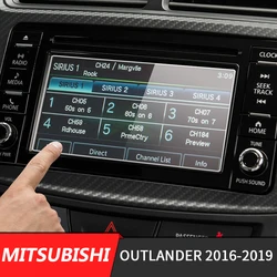 Tempered Glass Screen Protector For Mitsubishi Outlander 2016 2017 2018 2019 Car GPS Navigation Screen Protective Film