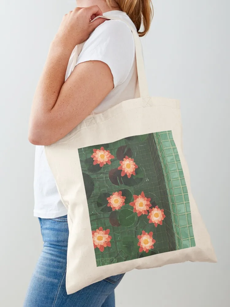 bath bloom Tote Bag eco bag folding tote bags aesthetic great bag Handbags