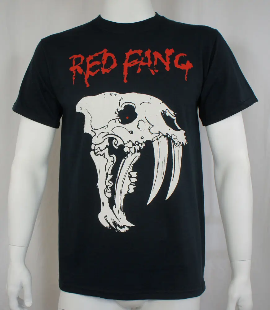 RED FANG Band Prehistoric Dog T-Shirt 3XL   Unisex T-shirts  brand vintage