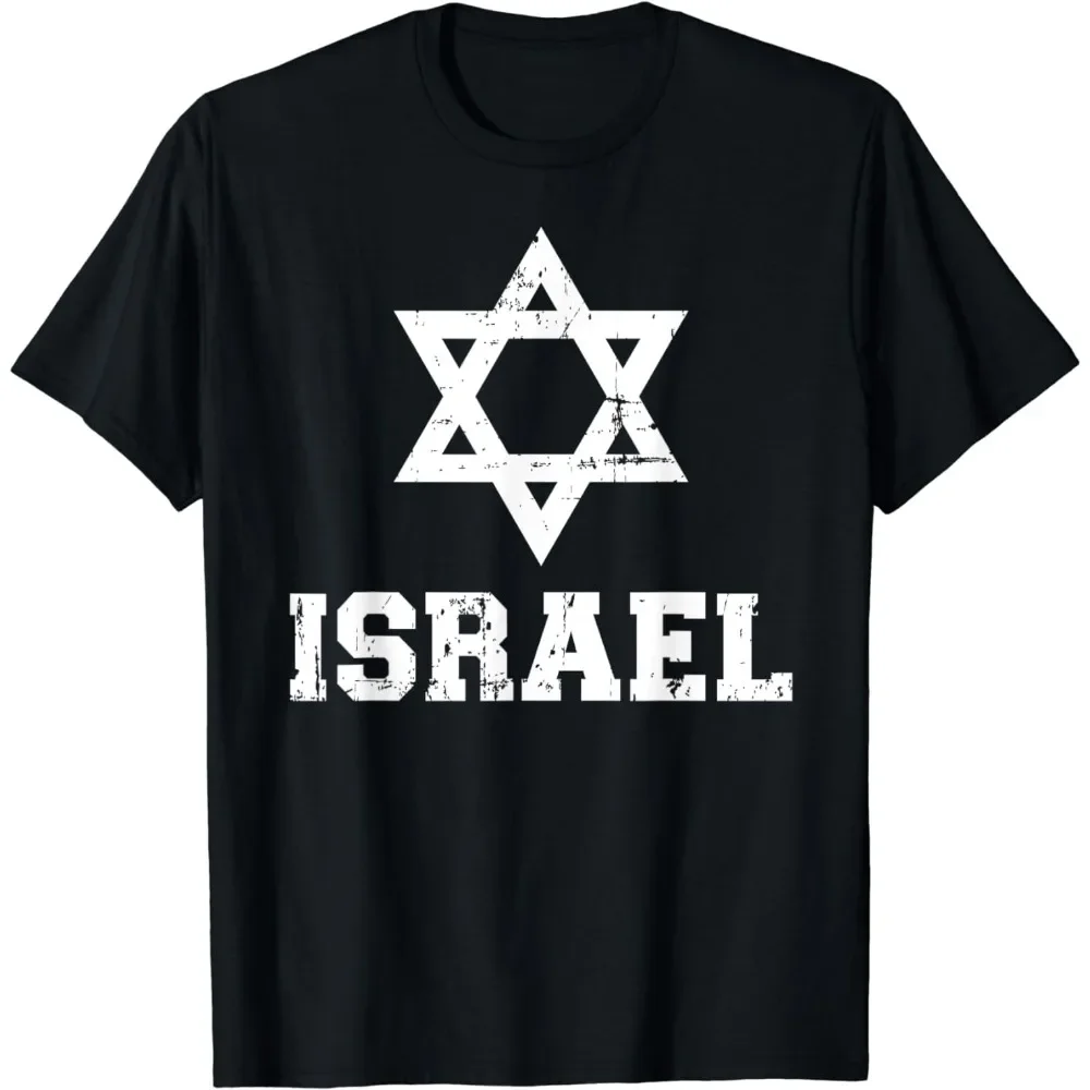 Israël David Ster Militaire Ondersteuning Gift Unisex T-shirt Hoge kwaliteit katoenen T-shirt Ropa Hombre Zomer Mannen Tops Eenvoudige kleding
