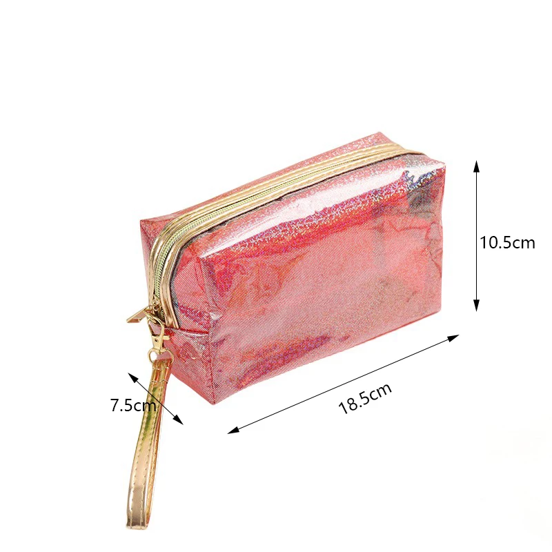 Transparent Makeup Kits Storage Bag Female Toiletry Swimming Bag Organizer PVC Women\'s Beauty Case Cosmetic Bag Cosmetiquera