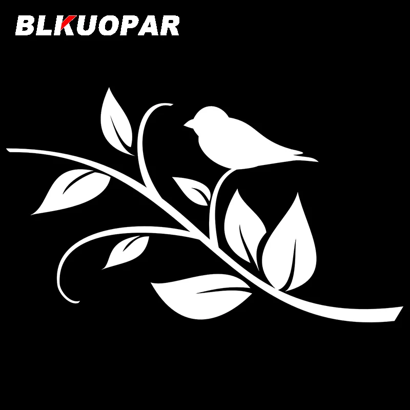 BLKUOPAR for Flower Car Stickers Sunscreen Fashionable Decals Scratch-Proof Cute Refrigerator Luggage Decor Vinyl Car Wrap