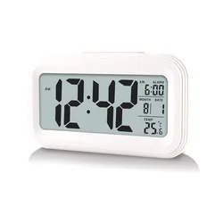 LED Digital Alarm Clock Multifunction Electronic Backlight Table Clock Backlight Snooze Calendar Desktop Electronic Backlight