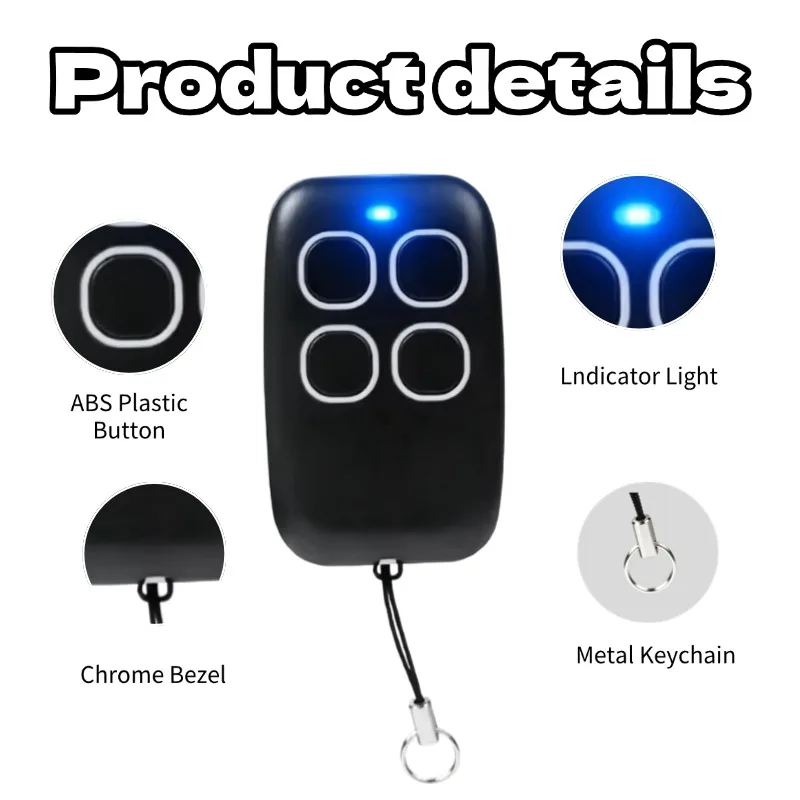 Universal Duplicator Garage Remote Controller Command Clone Self-copying Automation Gate 433.92 MHz 433Mhz Fixed Code