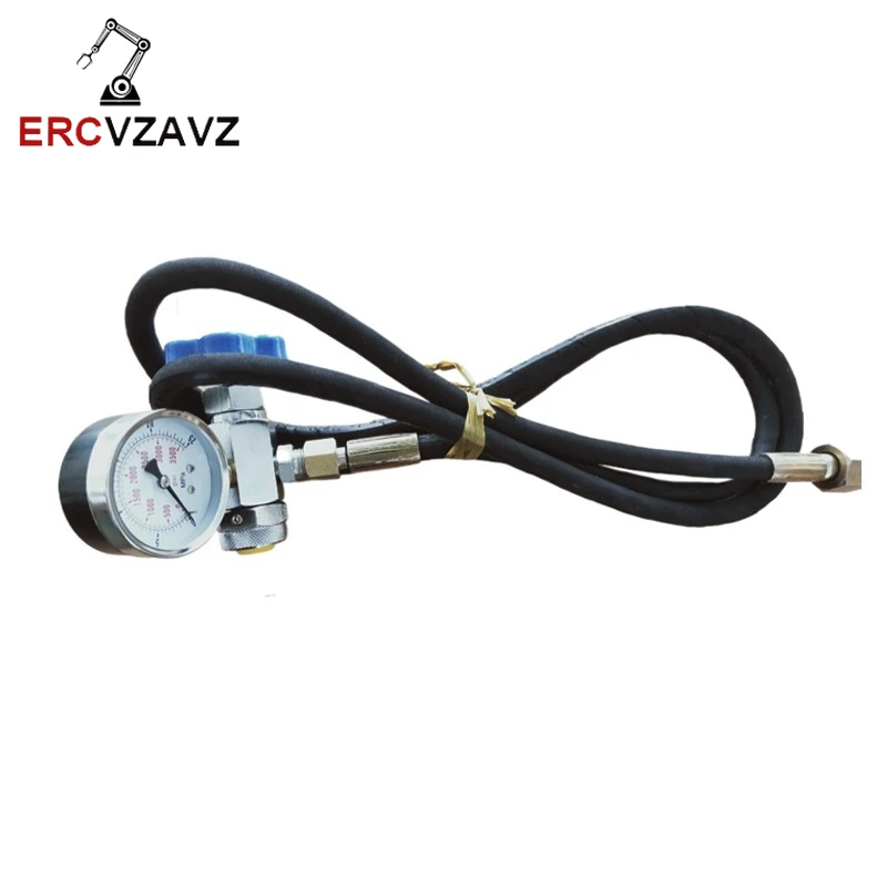 Cqj Type Automatic Hydraulic Accumulator Charging Accessory 16Mpa 25Mpa 40Mpa Thread M14 X1.5 Nitrogen Tool
