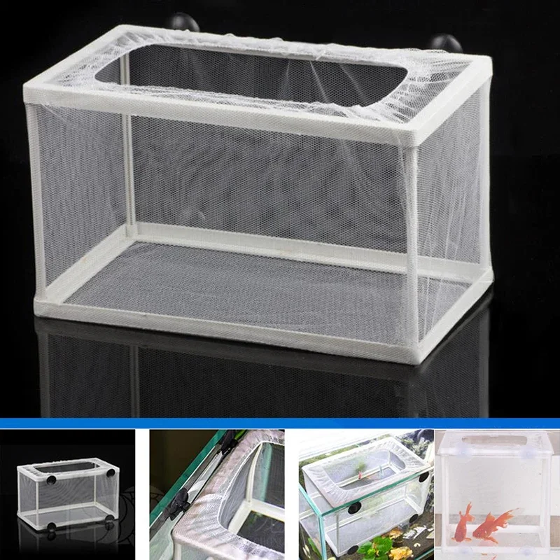 Plastic Aquarium Fish Breeding Isolation Box Fish Tank Aquarium Breeder Hatching Incubator Fish Tanks Isolator Accessories New