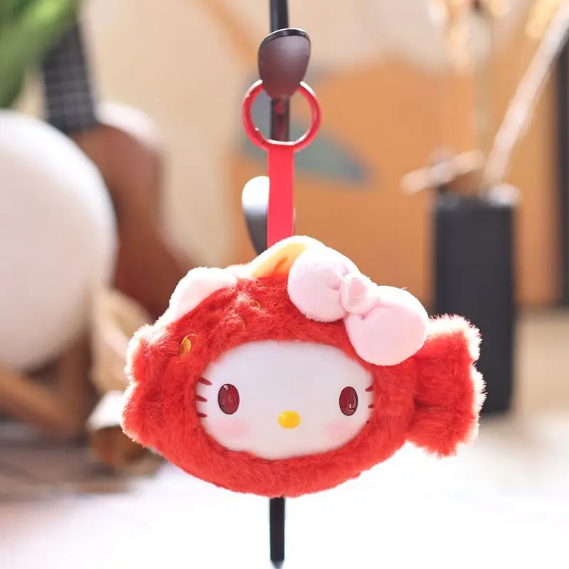 Nieuwe Cartoon voor Hello Kitty Poppen Pluche Sleutelhanger Speelgoed Kawaii Anime Speelgoed Rugzak Hanger Kinderen Verjaardag Kerstcadeaus