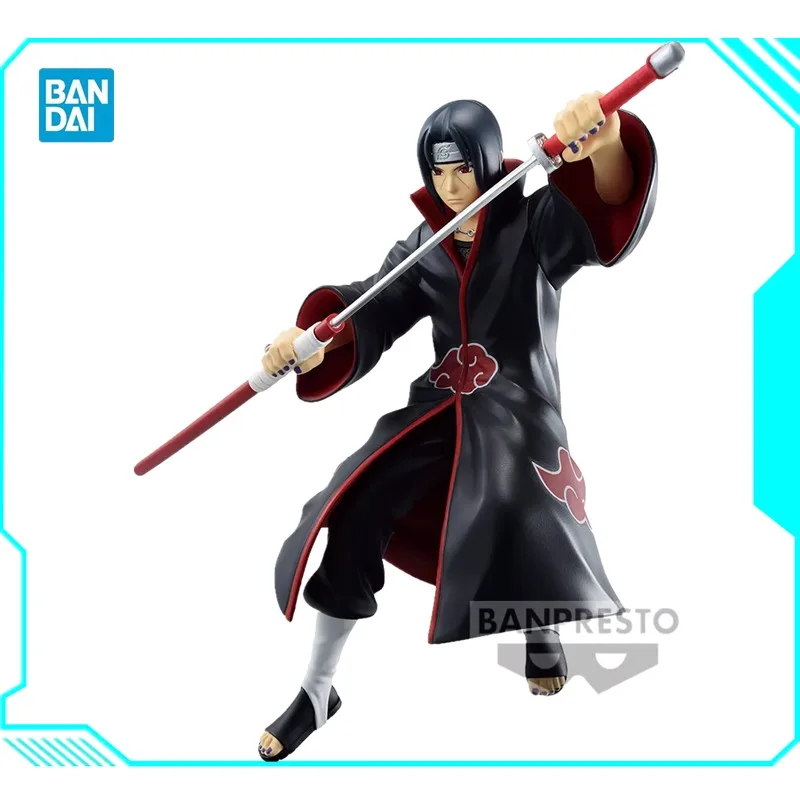 Bandai Original Banpresto NARUTO NARUTOP99 Uchiha Itachi PVC Anime Action Figure Model Collector Toy birthday christmas gift