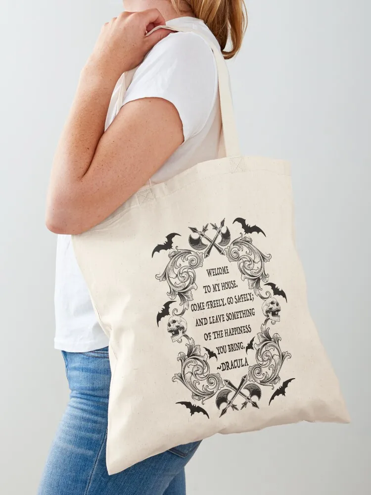 

Dracula Quote Tote Bag tote bags cloth bags Shopper bag Gift bags custom