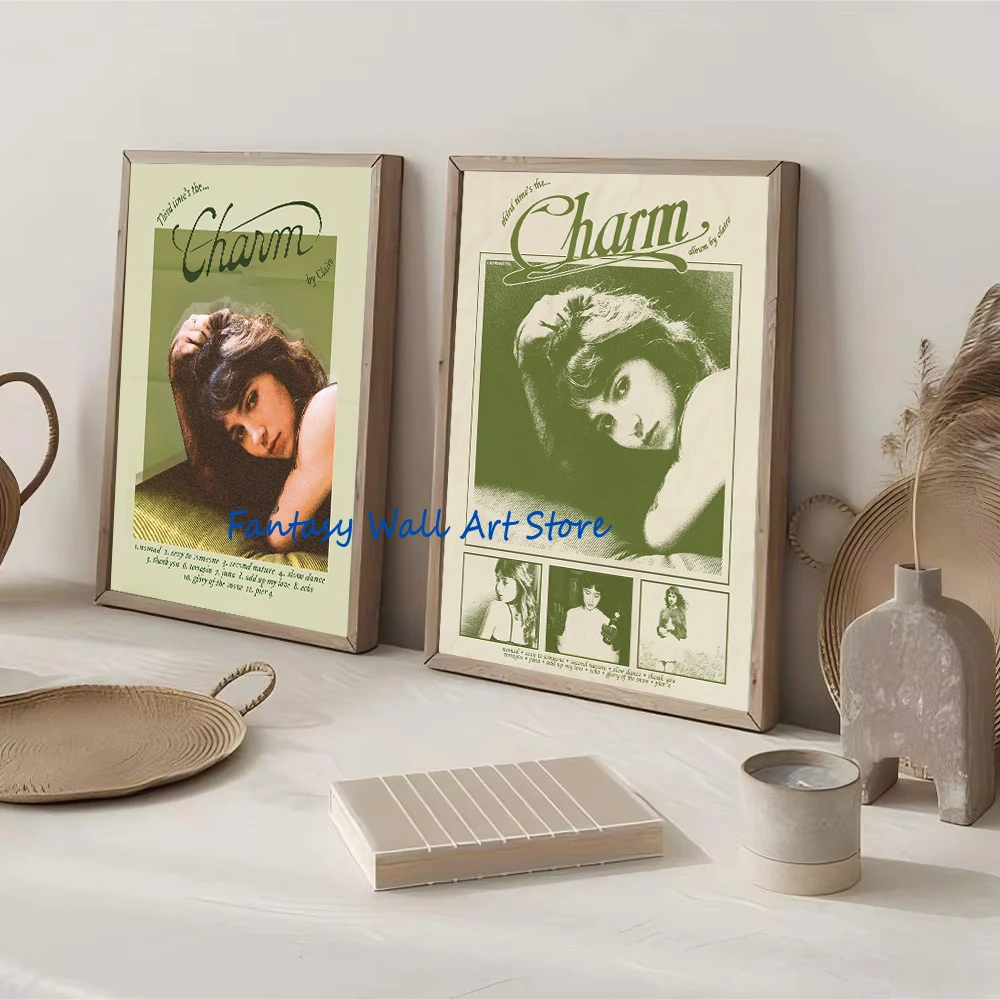 Clairo Music Album Charm Music Green Fans Artwork Album Poster Canvas Painting Wall Pictures Home Room Decor Clairo Fans Gifts