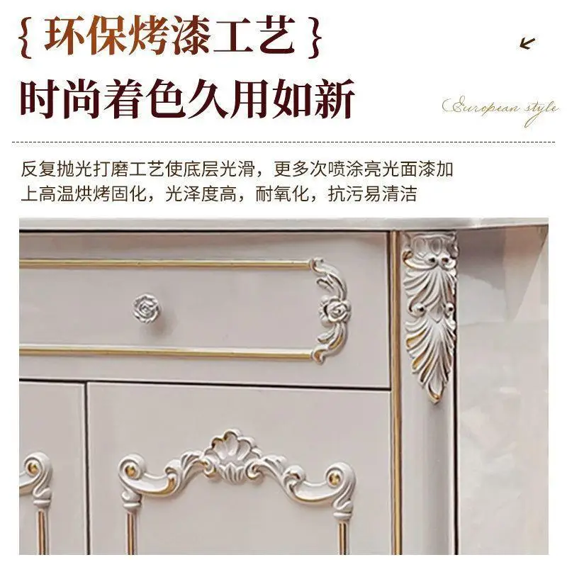2026 models with drawer porch shoe cabinet luxury French shoecabinet European three-door shoeEuropean shoecabint entry door