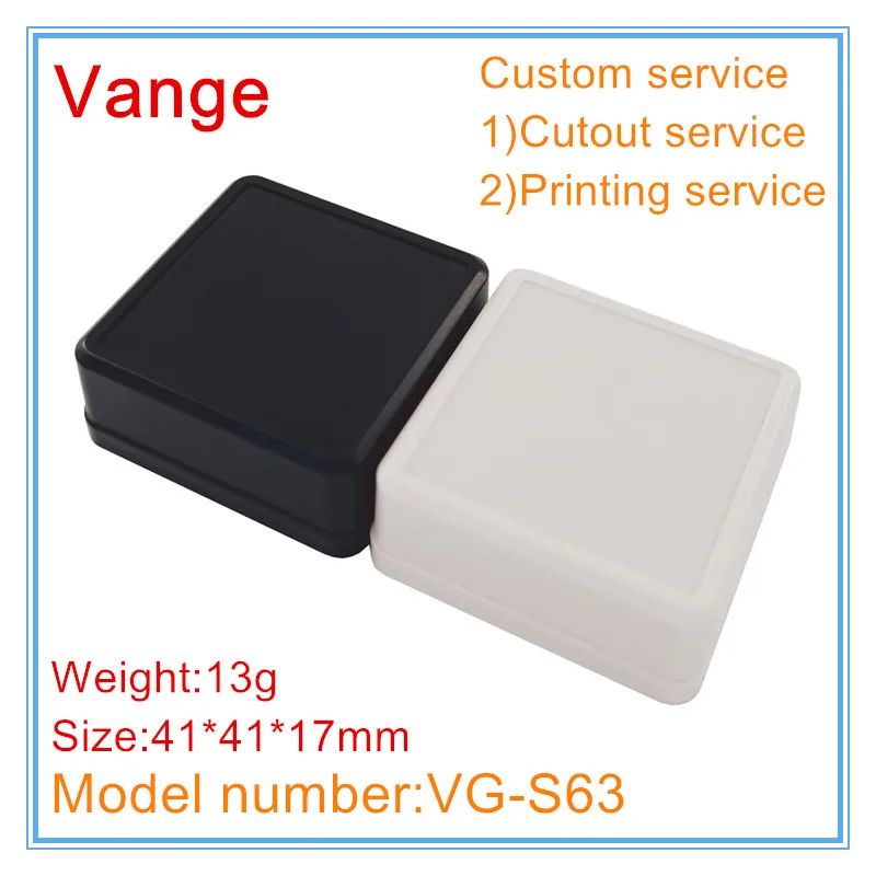 Vange PCB housing case 41*41*17mm ABS plastic project box