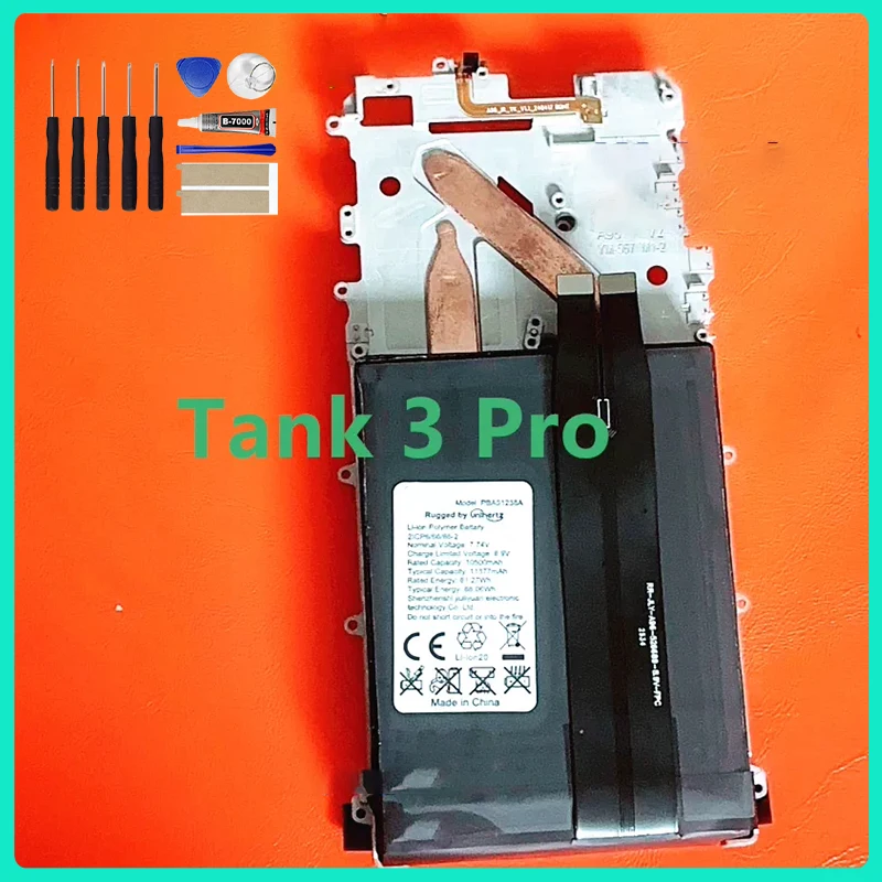 New For Unihertz Tank 3 Pro 8849 battery Inner Built Battery Cell Phone Battery Module For Unihertz Tank 3 Pro Smart Phone