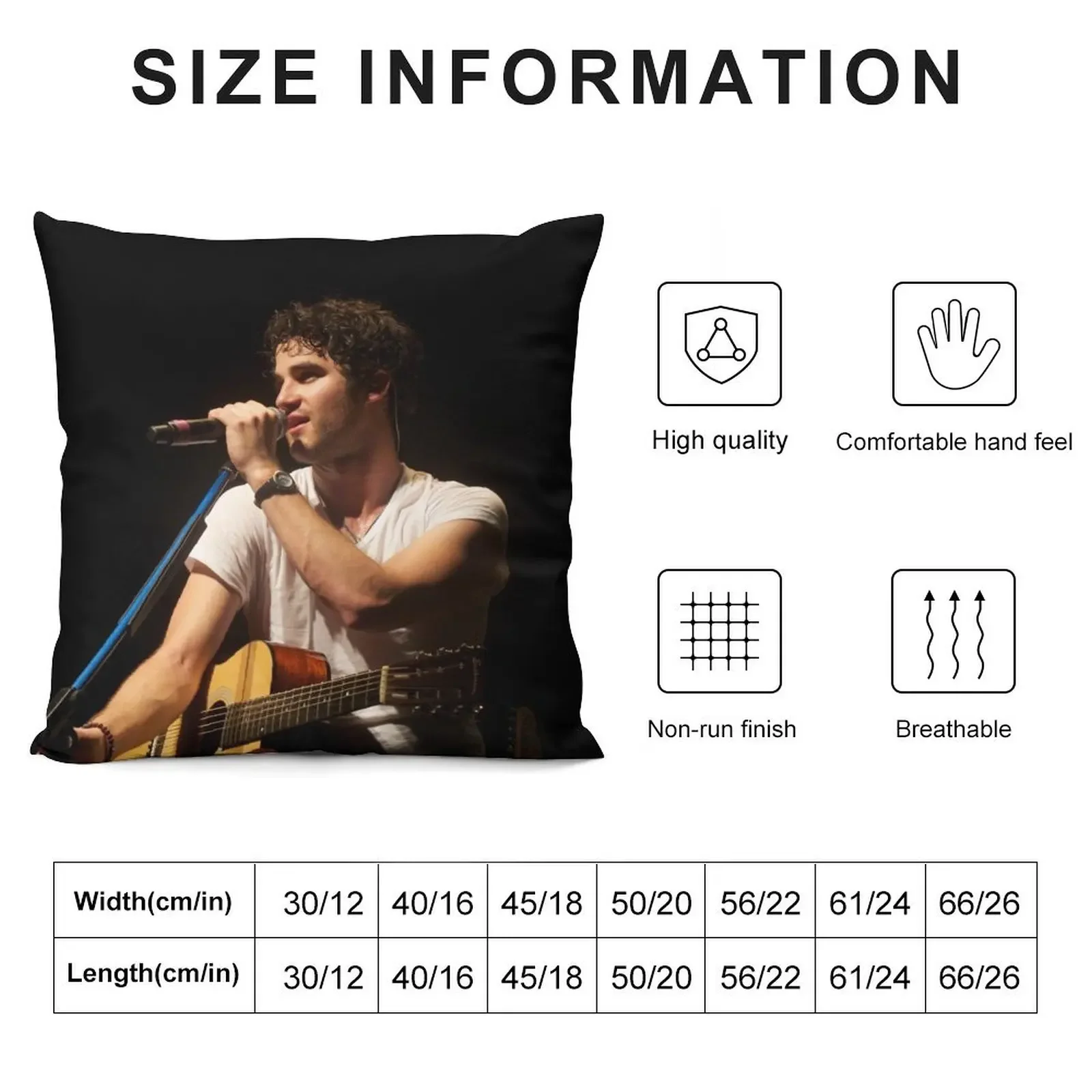 darren criss: listen up Throw Pillow Cushions Cover Pillowcases For Pillows luxury sofa pillows pillow