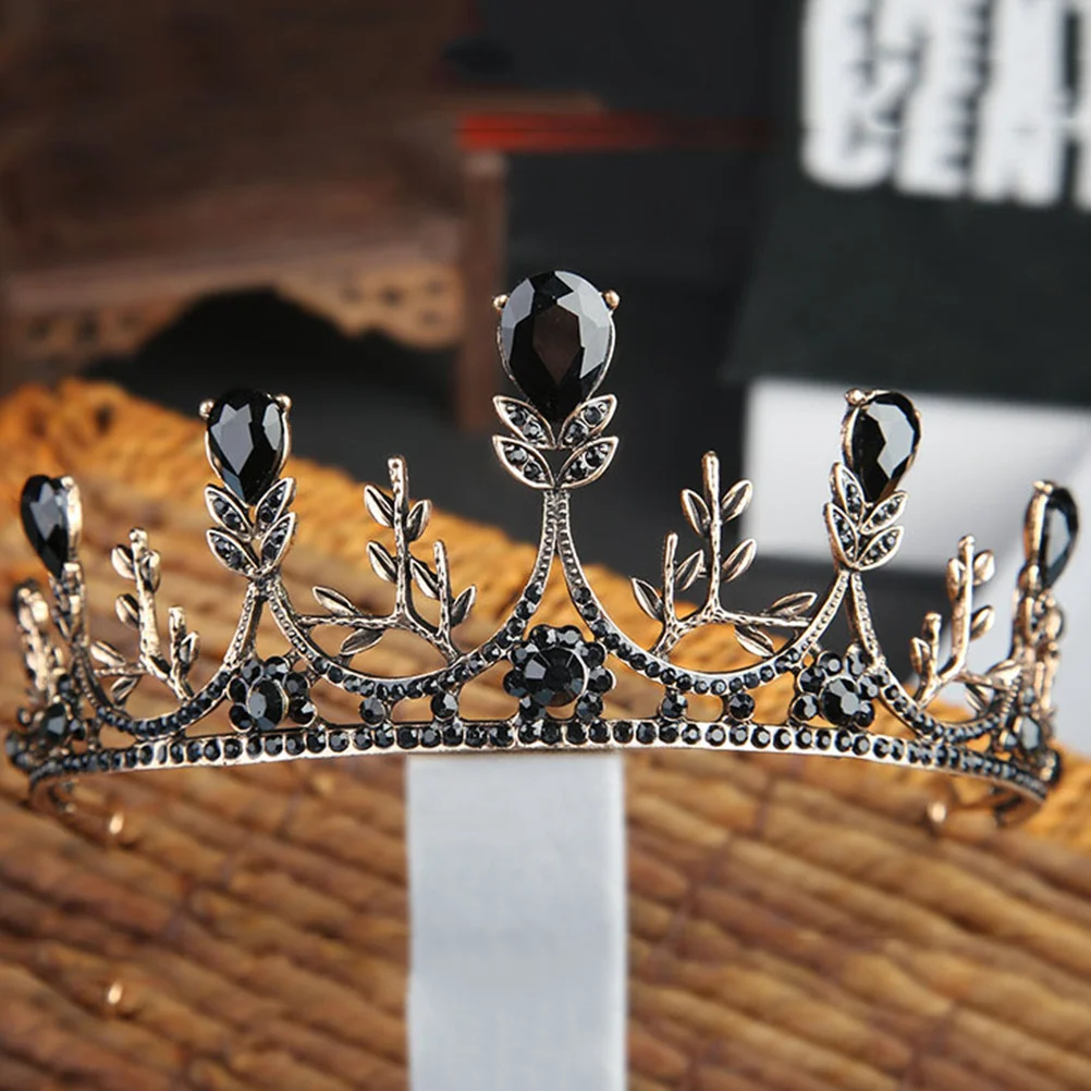 الباروك كريستال تاج الزفاف خفيفة الوزن الزفاف تيارا حلية شعر حفلة خطوبة خوذة الزفاف تاج الزفاف تيارا الزفاف