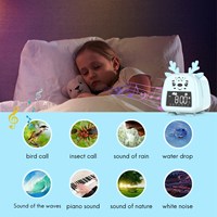 ABKL-Kids Alarm Clock,Digital Alarm Clock For Kids Bedroom, Children's Sleep Trainer,Wake Up Light & Night Light