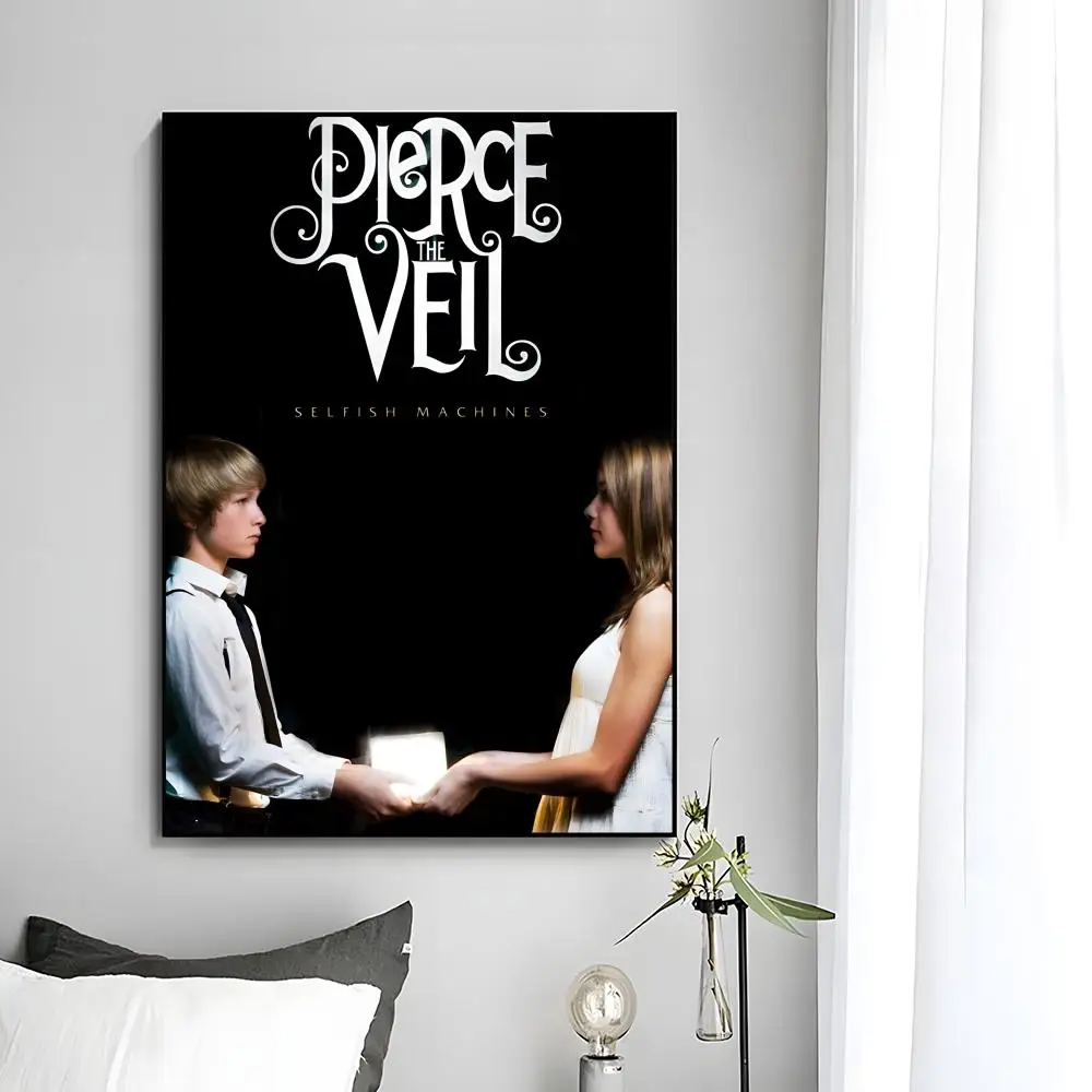 Wandkunst der Emo-Rockband P-Pierce The Veil, Poster, Wandkunstdruck, dekoratives Wandbild, Heimdekoration, Geschenk, ungerahmt – Detail 9