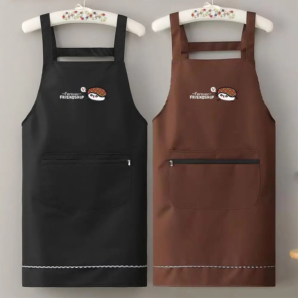 Waterproof Kitchen Apron Household Abrasion Resistant Antifouling Barista Apron Barber Carpenter Florist Apron Coffee House