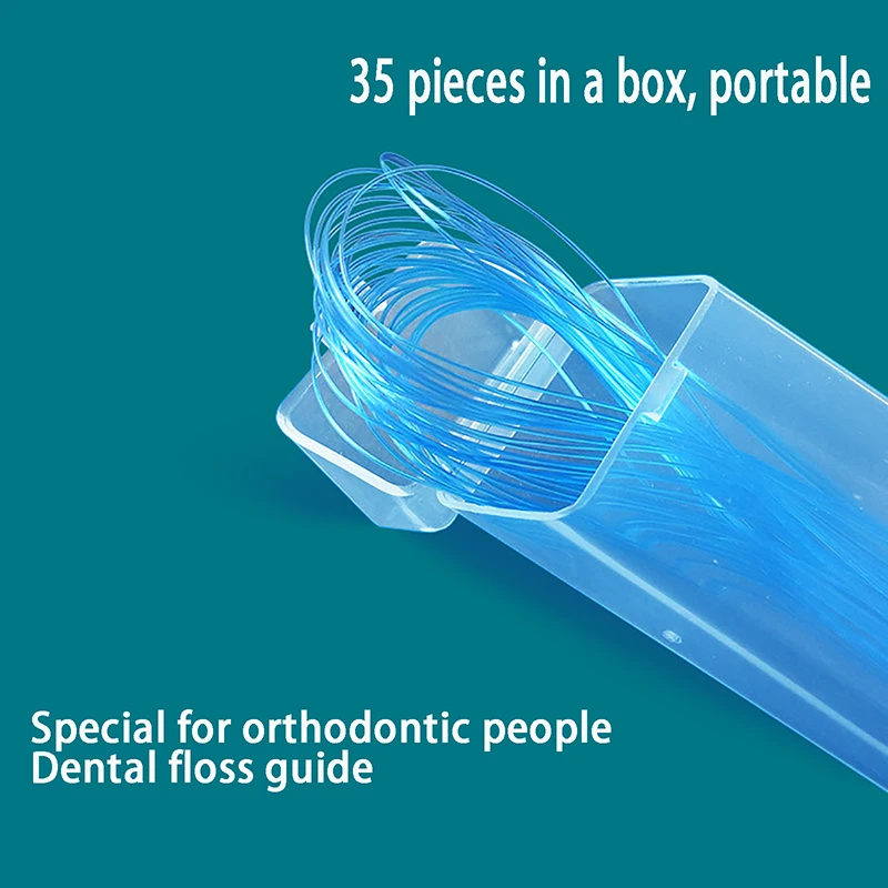 35/70 Stuks Orthodontische Floss Puller Tandheelkundige Threader Praktische Reiniging Threader Floss Tools Mondhygiëne Zorg Verfrist Adem