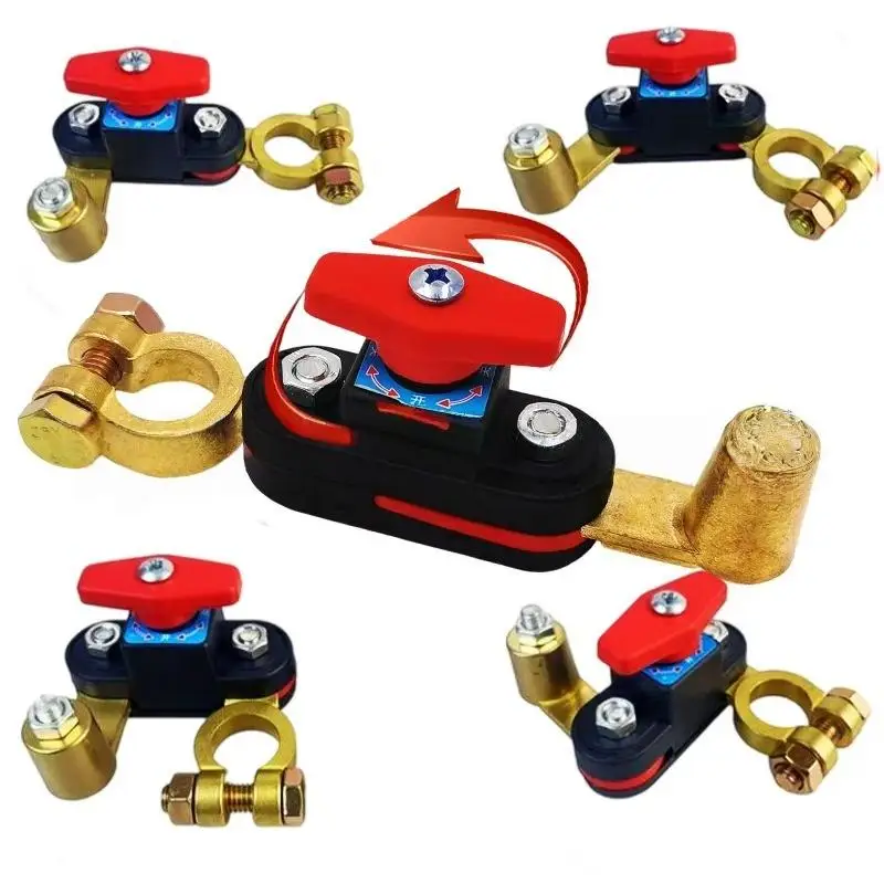 [CR2] 1 Set Bidirectional Joint Rotating Disconnect Switch Car Battery Anti Power Off Leakage Circuit Breaker