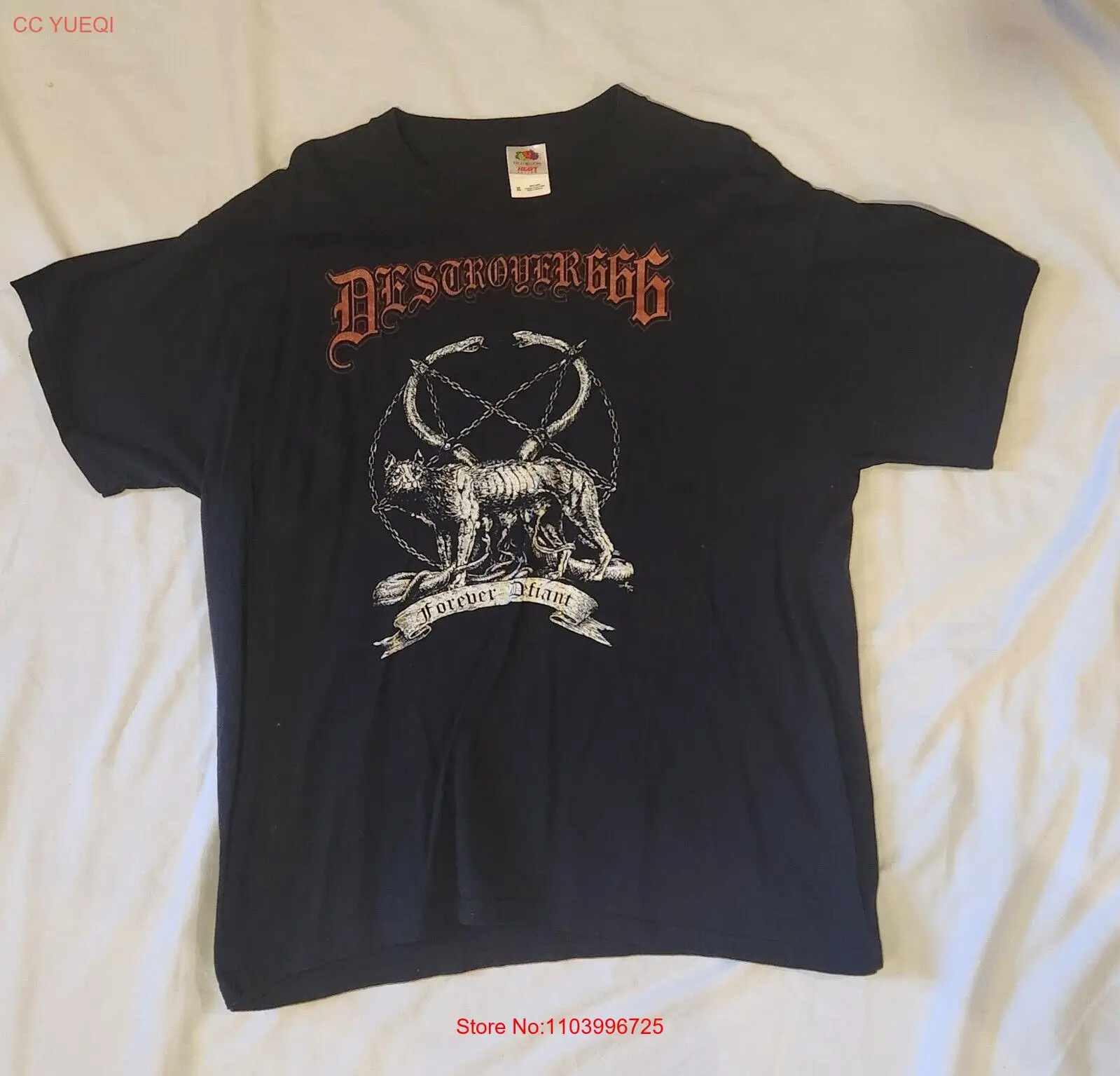 Destroyer 666 - Forever Defiant - North American Tour Shirt - 2010 - RARE