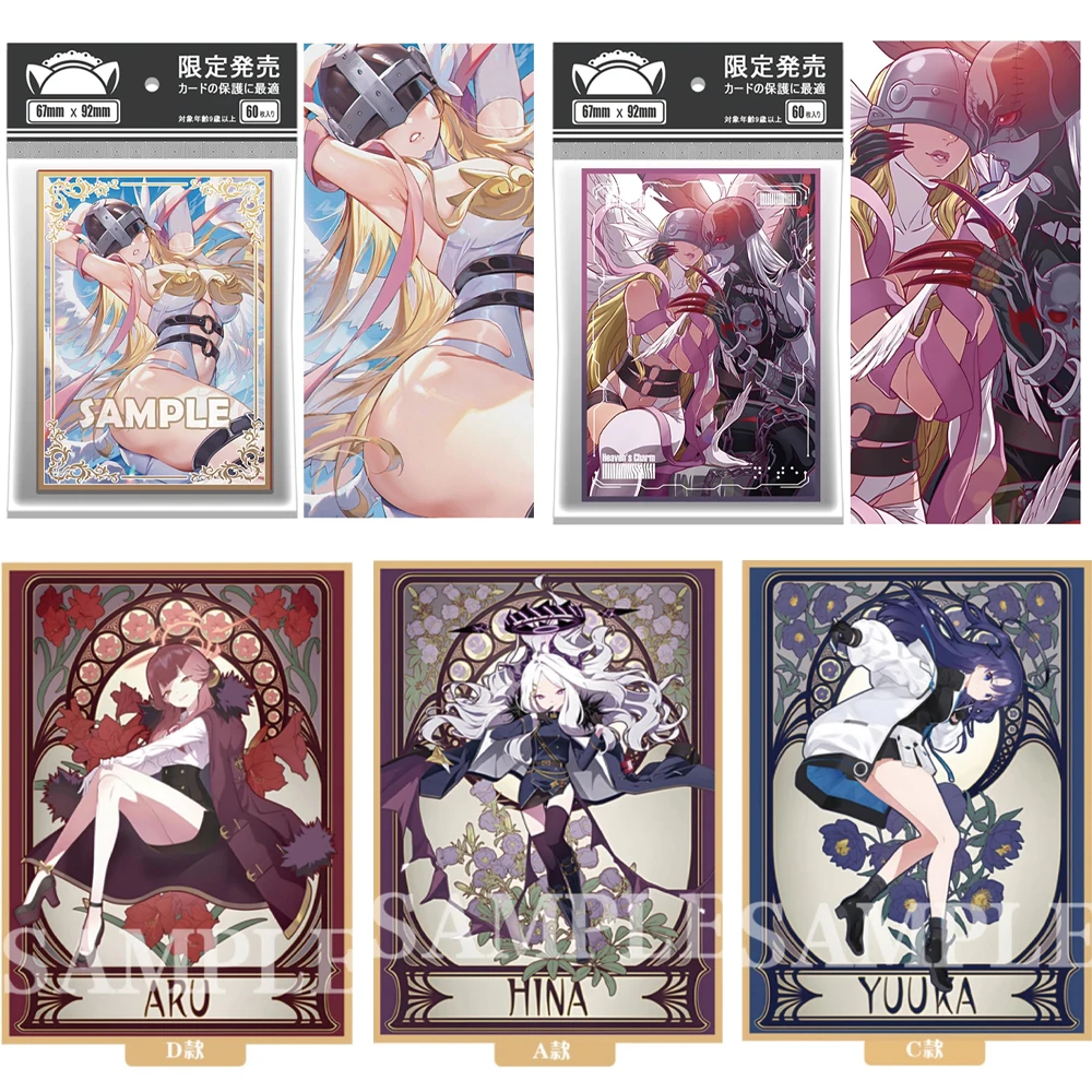 

60Pcs/pack Anime No Game No Life Card Sleeves Sexy Misaka Mikoto Kawaii Boa Hancock Tcg Card Protector Cover Mtg Ptcg Gift