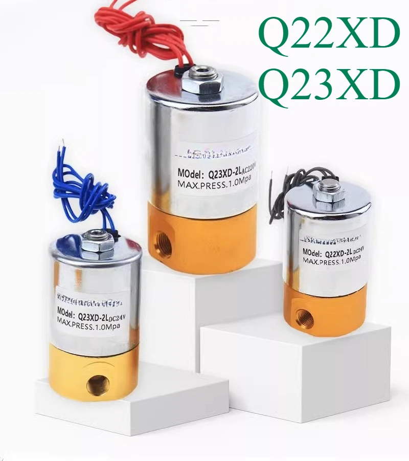 

Brass Pilot Valve 2/3 Way Air Control Q23XD-2L 220V AC 24V DC for Pneumatic Systems