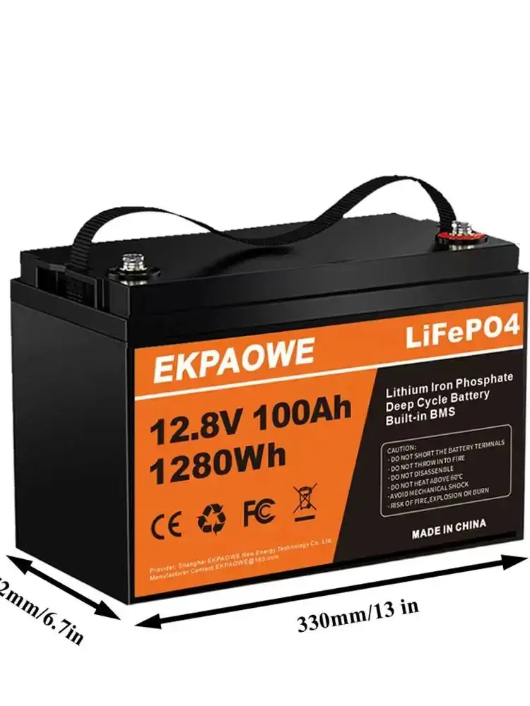 24V 100Ah 2560Wh LiFePO4-batterij, perfect voor campers, zonne-huissystemen en off-grid toepassingen Deep Cycle lithiumbatterij - afbeelding 2