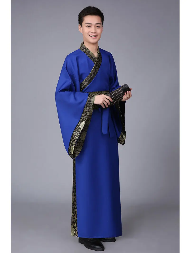 Vêtements Han anciens pour hommes, vêtements officiels de train plié pour hommes, cape de ministres de la dynastie Han, hanfu de l'érudit, nouveau