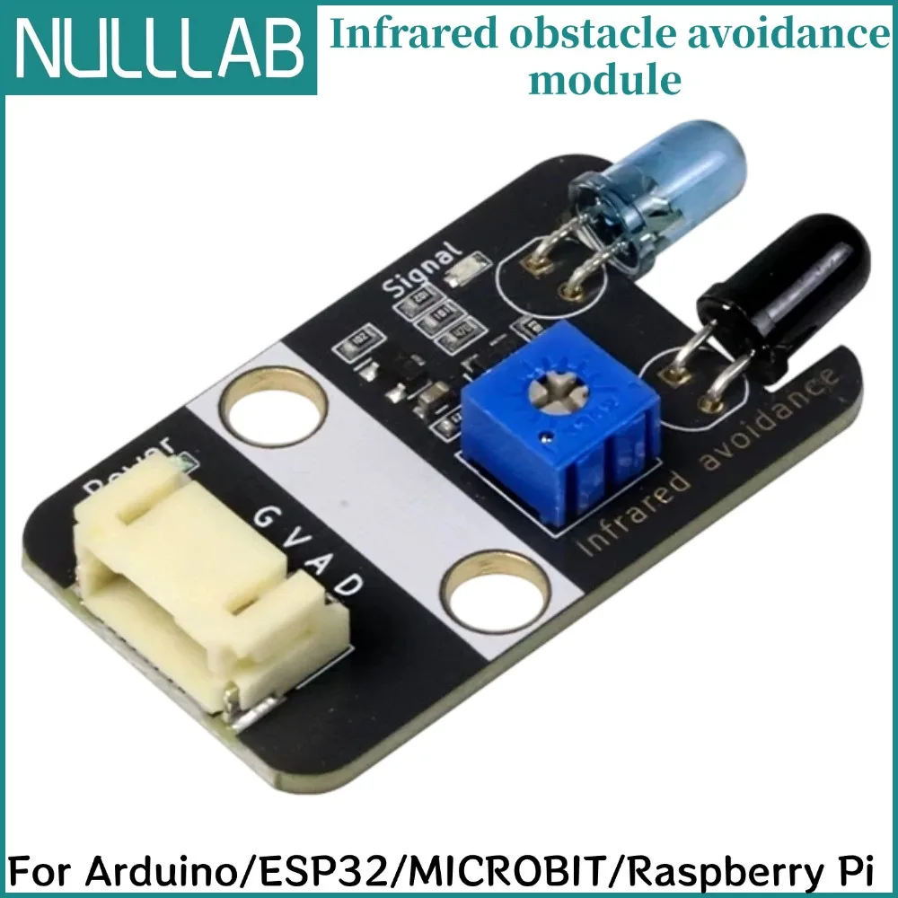 High Precision IR Obstacle Avoidance Sensor Digital & Analog Value with Enclosure PH2.0 for Arduino ESP32 Microbit Raspberry Pi
