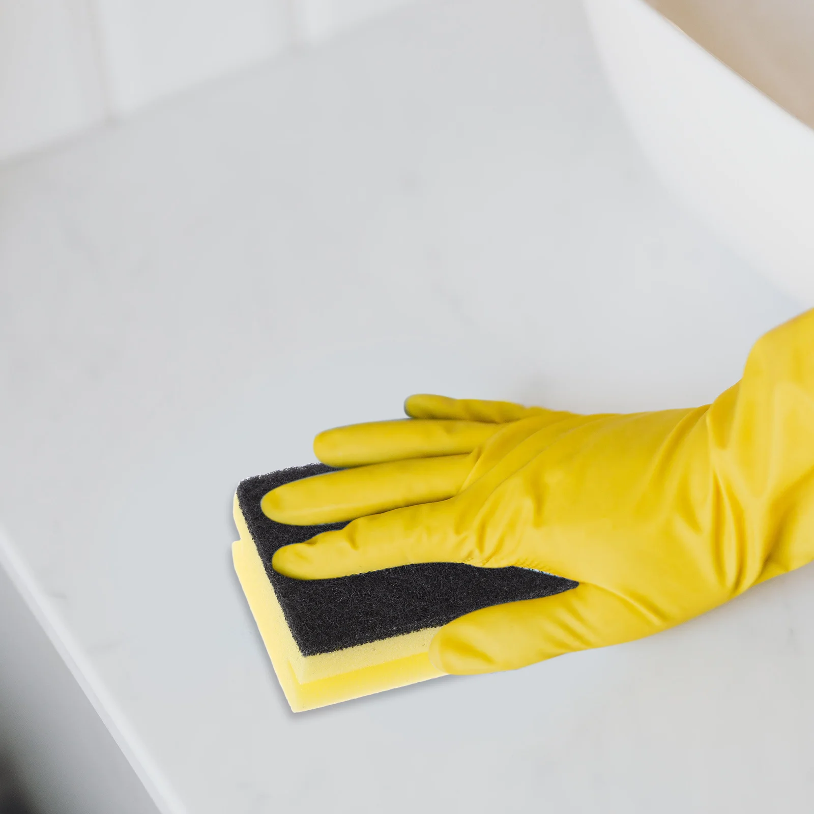 

10Pcs I-Shaped Sponge Scrubber High Density Ergonomic Kitchen Cleaning Sponge Non Scratch Dishwashing Sponges Durable Household