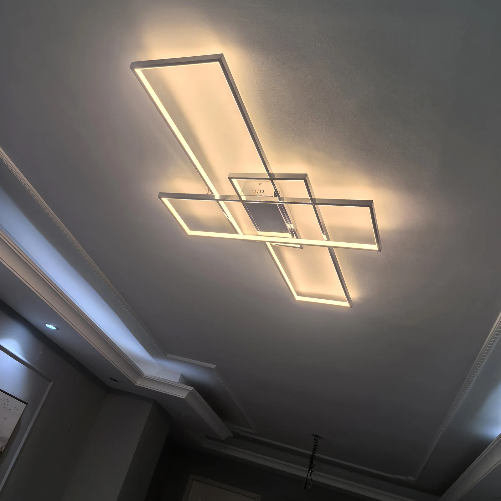 Alexa Smart Home Modern Led ceiling lights for livingroom bedroom lustre Led ceiling light White/Black led Ceiling Lamp fixture