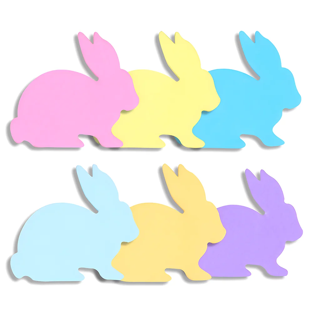 Korean Novelty Cute Rabbit Bunny Sticky Notes Memo Pads Paper Index Tab Post Notepad Funny Girl Kids Stationery Checklist Agenda