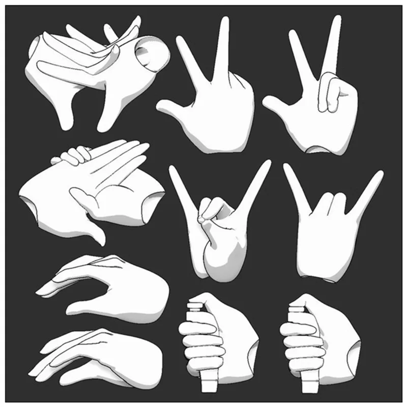 SH STUDIO-Appareil de Déesse de Soldat, Main Type E, Accessoires de Modèle en Stock pour GérCollection, 1/12