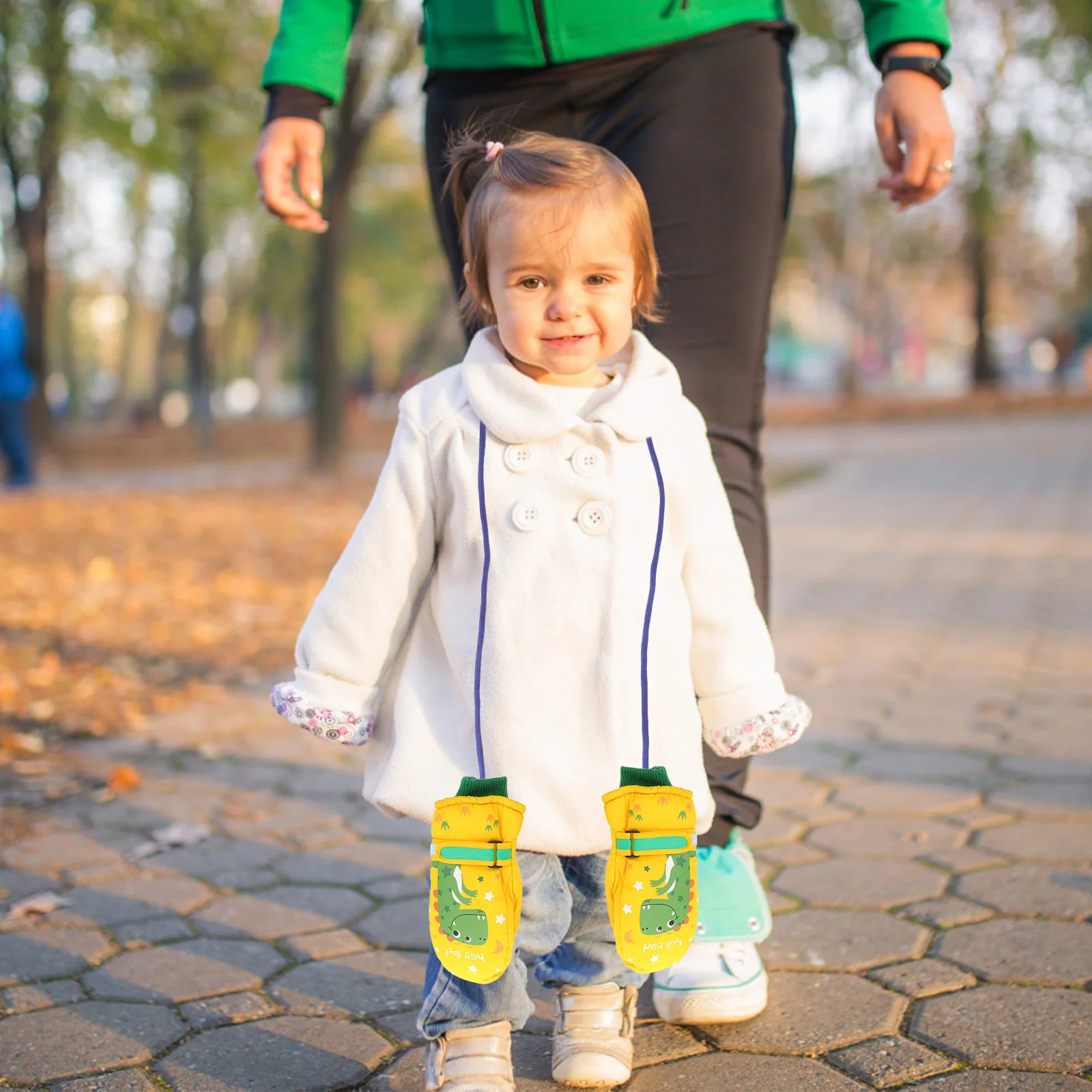Guante antipérdida, cuerda duradera de poliéster, cordón para manopla de esquí, soporte para guantes para deportes de invierno al aire libre, portátil, antideslizante, reutilizable