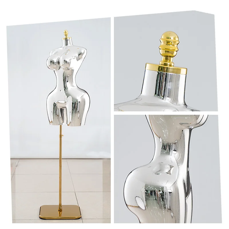 boutique shop Chrome golden pl - Dress Form Mannequin 评论和价格