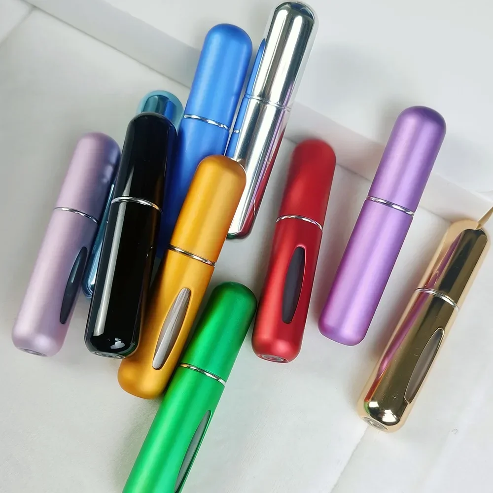 10/20PCS 5ml Portable Mini Refillable Perfume Bottle Spray Scent Pump Empty Cosmetic Container Atomizer Bottle for Travel