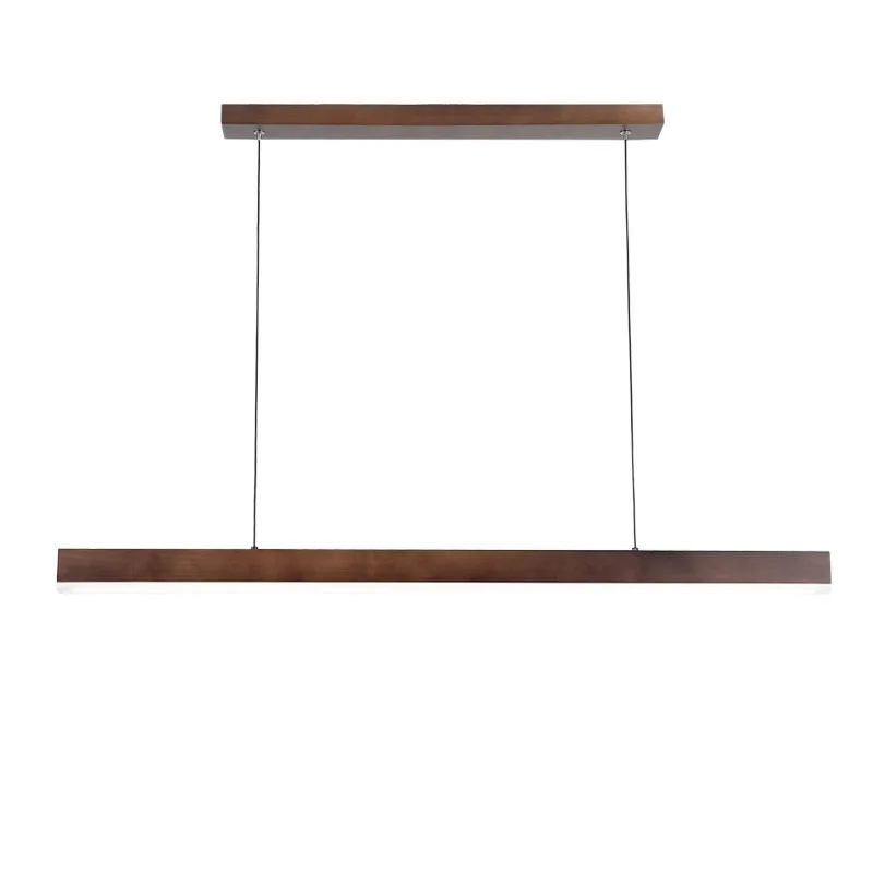 

Wood Collection Minimalism LED Dimmable 2024 New Trend Pendant Light Chandelier Luminaire Hanging Lamp For Dinning Room