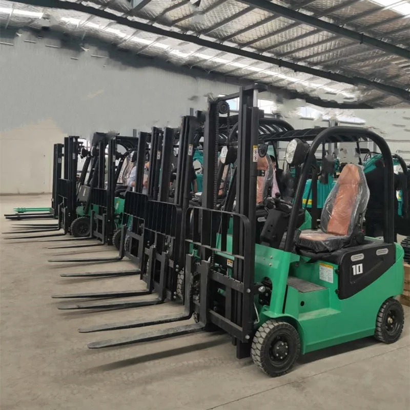 Hot Sell Rough Terrain 48V Electric Compact Mini Forklift Truck With Forged Pallet Solid Tyre Side Shift Price