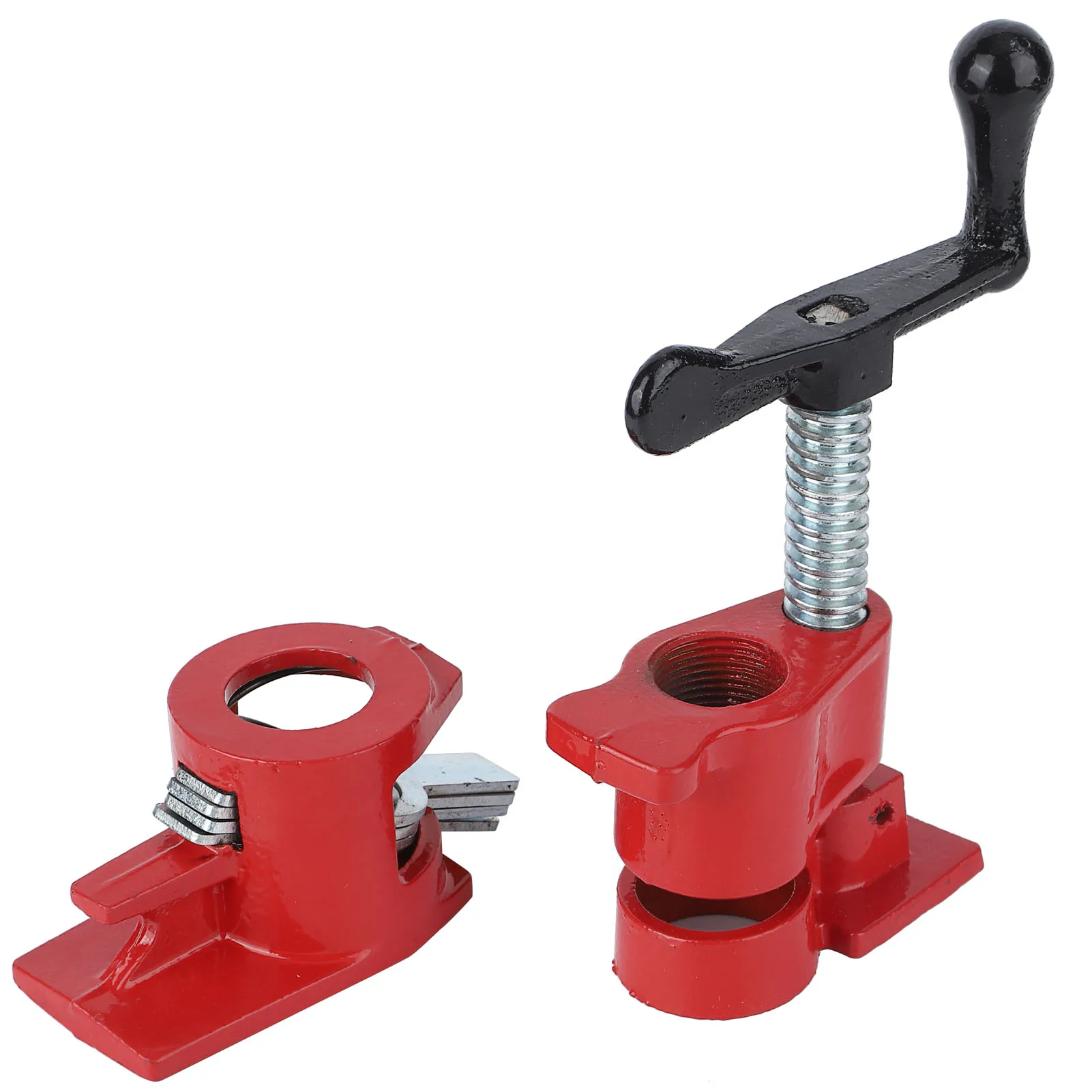 4 Sets Houten Klem Pijpklem 3/4 "Quick Release Hout Gelijmd Klem Gietijzeren Pijp Zware Timmerman Tool