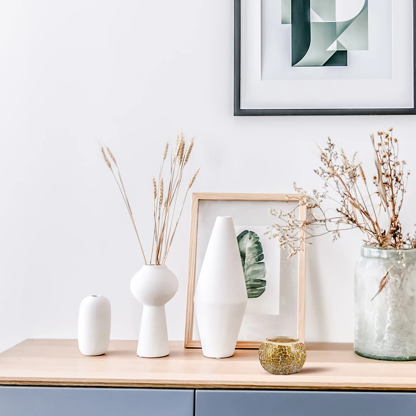 

Glass Holder Delicate Empty Cup Home Decor Wedding Party Table Candlestick Romantic Aromatherapy Glow