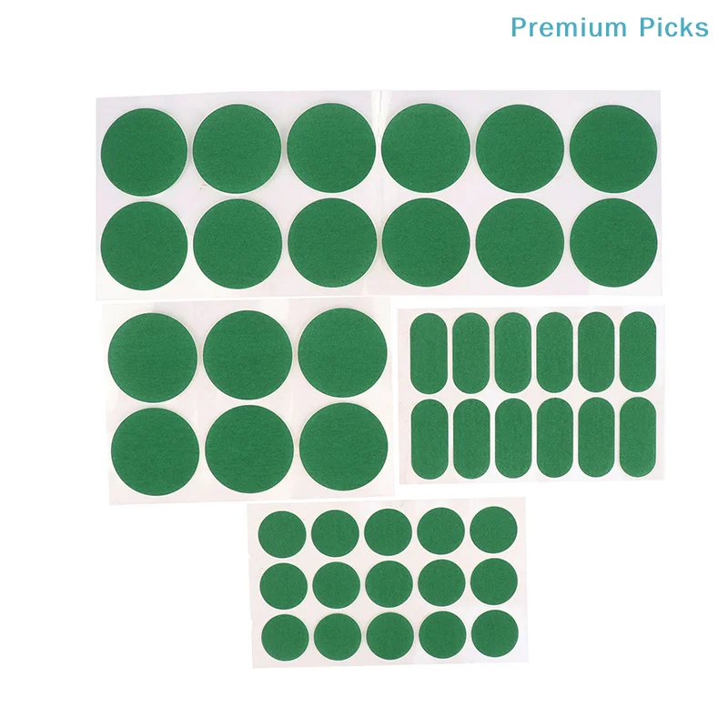 2Sheets Repair Sticker Green Round Self Adhesive Pool Table Cloth Patch Snooker Mending Patch Billiard Table Stickers Kit view 4