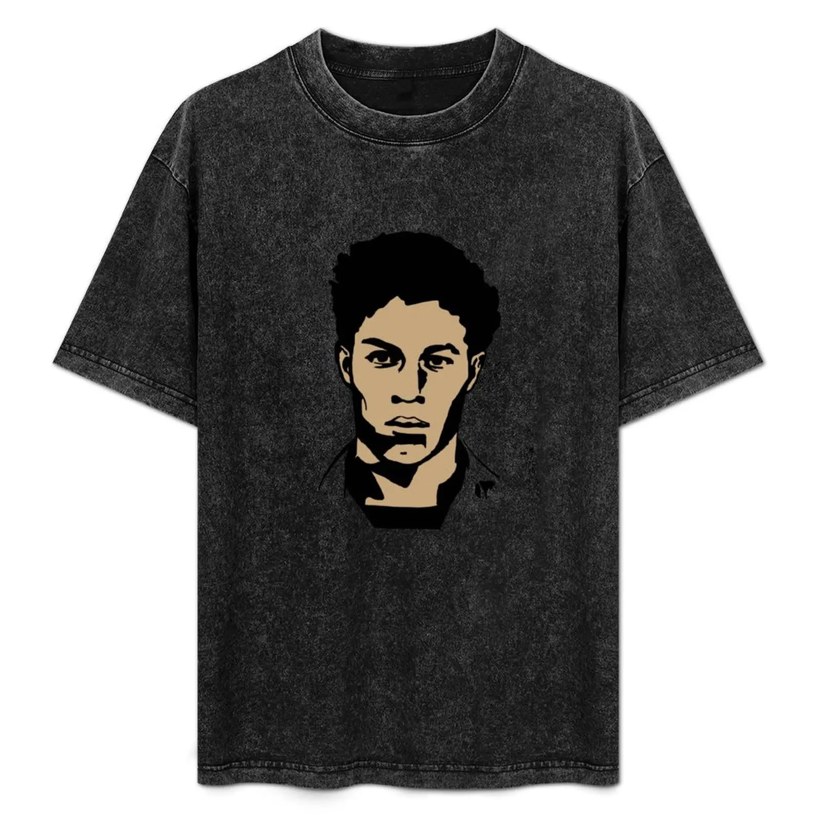 Ali La Pointe T-Shirt Simple Line Art Print Tee