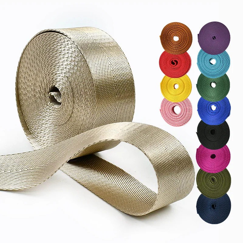 

5Meters 20-38mm 1mm Nylon Webbing Tape for Strap Bag Backpack Belt Ribbon Band Car Seat Bias Binding DIY Sewing Accessories